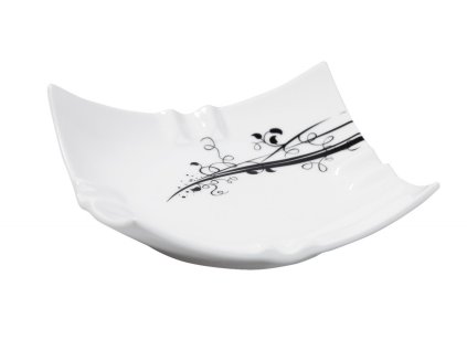 Porcelánový popelník - BLACK 8046-00-02- by inspire