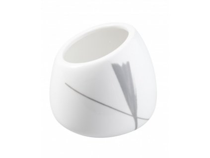 Porcelánová cukřenka 120 ml IRIS - bílá/červená/šedá - by inspire