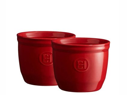 Ramequin set 2 ks 8 cm - granátová - Emile Henry - 344008