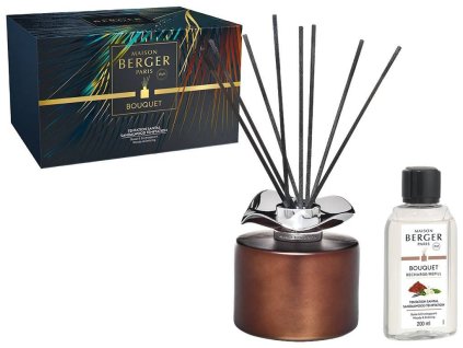 6197 Aroma difuzér Temptation čokoláda s vůní Pokušení santalového dřeva 200 ml od Maison Berger Paris