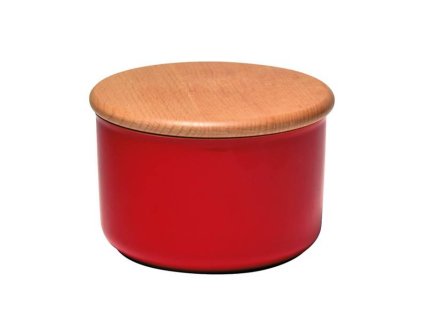 Dóza na potraviny s víkem 13 cm - granátová - Emile Henry - 348743