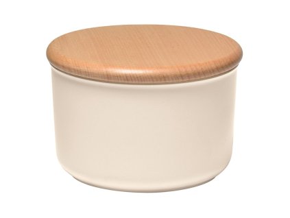 Dóza na potraviny s víkem 15 cm - slonová kost - Emile Henry - 028741