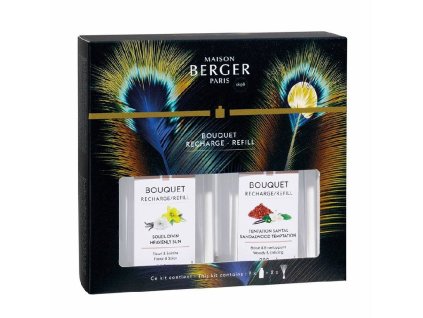6217 Náplně do difuzéru Etincelle Božské slunce a Pokušení santalového dřeva 2x200 mlod Maison Berger Paris