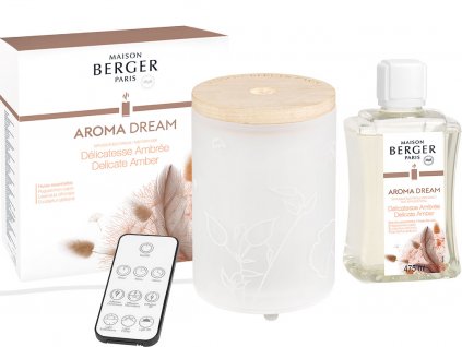 7011 Elektrický difuzér Aroma Dream a náplň Jemná ambra 475 mlod Maison Berger Paris