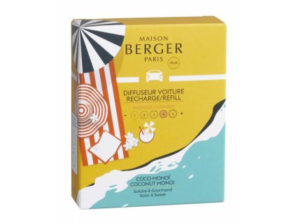 6429 Keramická náplň vůně do auta Coconut Monoi, 2 ksod Maison Berger Paris