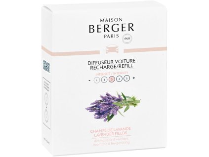 6430 Keramická náplň vůně do auta Levandulové pole, 2 ksod Maison Berger Paris