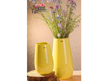 13010 20Y Porcelánová váza Erna 20 cm žlutá od Paramit