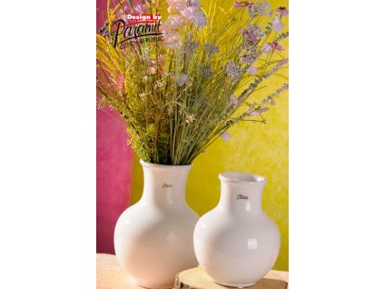 13019 25W Dorota porcelánová váza bílá 25 cm od Paramit