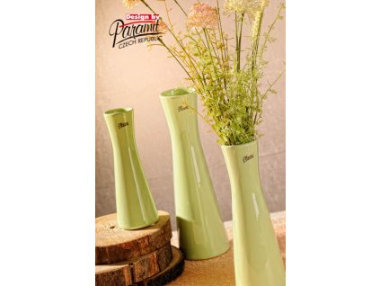 12095 30G Váza Inka 30 cm zelená
