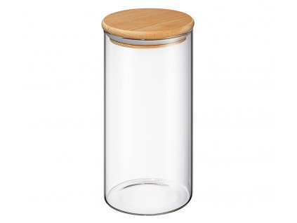 056471 - Dóza sklo / dřevo 1300 ml - Zassenhaus