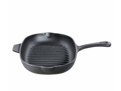 0407851032 - Litinová čtvercová grilovací pánev PROVENCE 33 cm - Küchenprofi