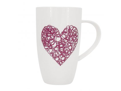 Hrnek 600 ml - HEARTS B - by inspire