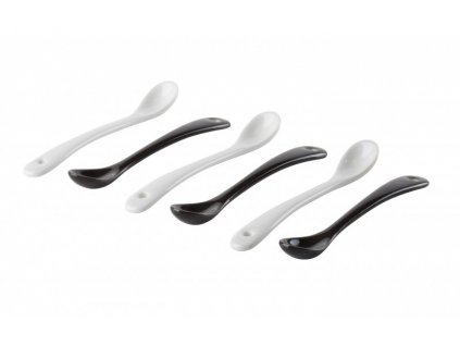Lžičky set 6ks 10,5 cm PURE - bílá - by inspire