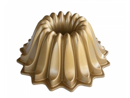 84177 Forma na bábovku Lotus 1100 ml zlatá
