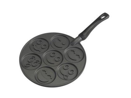 01920 Litinová pánev na lívance Smajlík 26 cm