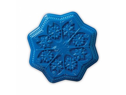 03042 Forma na sušenky Frozen sněhová vločka 1400 ml modrá