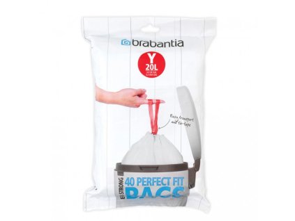 116865 Sáčky do odpadkového koše 20 l typ Y od Brabantia v roli 40 ks