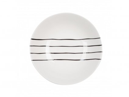 Talíř na polévku 21 cm Linky - GRAFICO