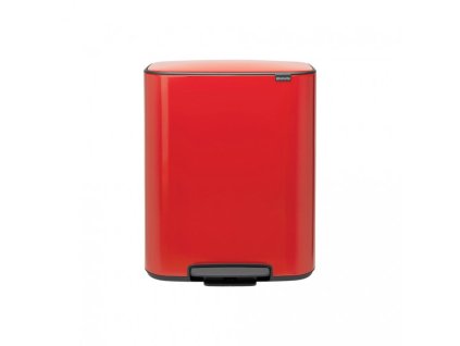 211522 Pedálový koš BO zářivě červená 2x30 l od Brabantia