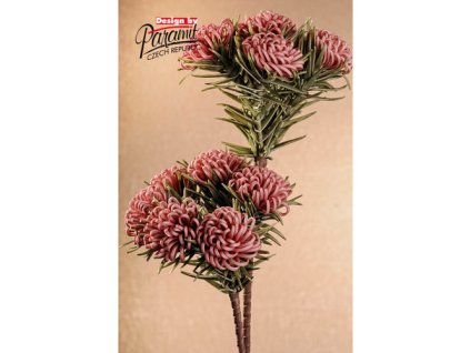 3 152P Umělá květina růžová 77 cm