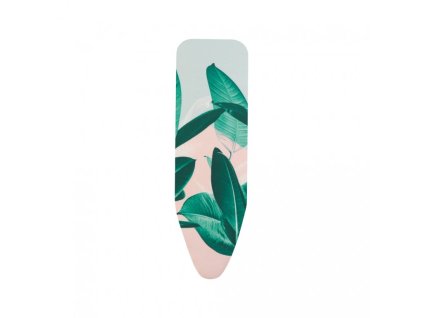 118869 TROPICAL LEAVES bavlněný potah na žehlící prkna 124x38 cm 4 mm molitan 4 mm filc