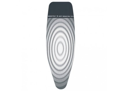 132568 TITAN OVAL Bavlněný potah na žehlící prkno 124x45 cm 2mm molitan