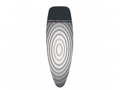 266782 TITAN OVAL Bavlněný potah na žehlící prkno 135x45 cm 2mm molitan, parkovací zóna