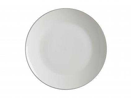 FX0022 Bílý porcelánový talíř na dezerty z kolekce porcelánu EDGE od Maxwell and Williams
