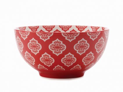 CV33115 Porcelánová miska 15,5 cm červená z kolekce Alcazar Rd Circ od Maxwell and Williams.