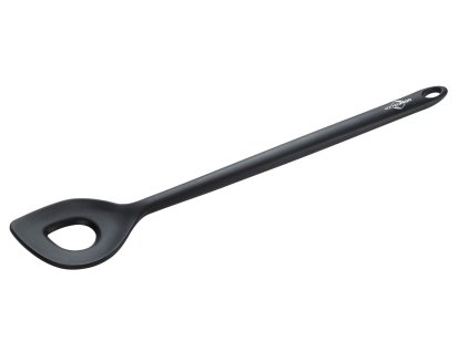 1410601000 TREND Kuchyňská lžíce s otvorem 30,4 cm černá Kuchenprofi (1)