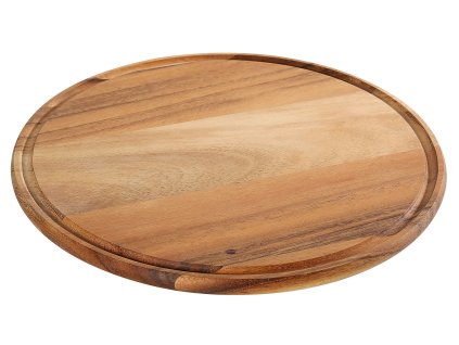 055498 Pizza prkénko kulaté Ø 33 cm1,5 cm akátové dřevo Zassenhaus (2)