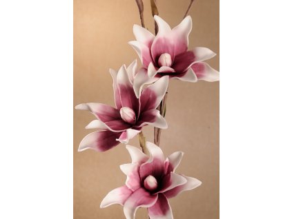 Dekorační květina fialová 92 cm