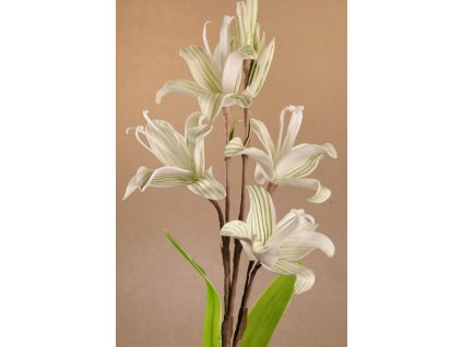 Dekorační květina bílá 95 cm