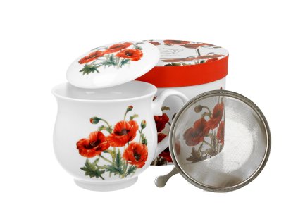 H275 Retro hrnek CLASSIC POPPIES 480 ml od Duo