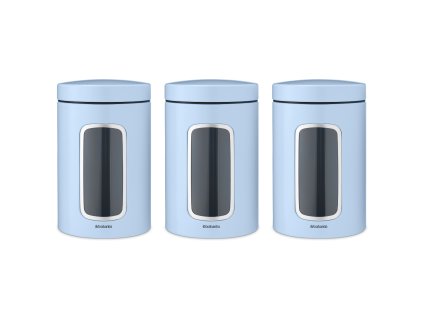 203332 Kuchyňská d dóza 3 ks světle modrá 1,4 l od Brabantia
