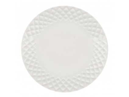 8775 00 00 Bílý jídelní talíř 27 cm od by inspire