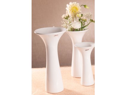 ELEANOR Krásné klasické bílé vázy od Paramit