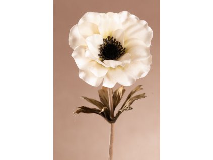 F310 W F310 P DRY SINGLE ANEMONE umělá květina bílá 35 cm od Paramit