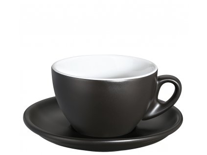 215335 ROMA espresso šálek s podšálkem černý 100 ml od CILIO