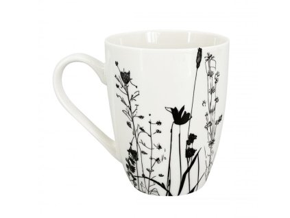 7305 KY 84 GARDEN Porcelánový hrnek na kávu i čaj 350 ml luční kvítí od by inspire