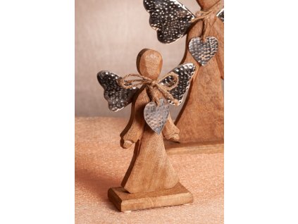 33059 25 Dřevěný anděl ILARIA 25 cm od Paramit