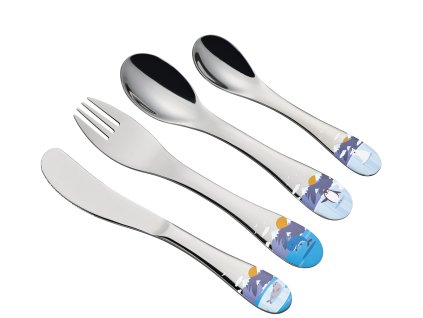124958 SEAWORLD Sada dětských příborů 4 ks nerezová ocel Cilio (2)