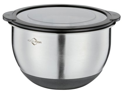 2505602816 DELUXE Mísa s protiskluzovým dnem a víkem 1,5 lØ 16 cm nerez (1)
