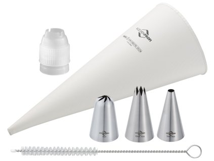 0805352205 BAKE PROFI skvělá zdobící sada na zdobení dortů, dezertů, kanapek a studených mís 5 ks Kuchenprofi (2)