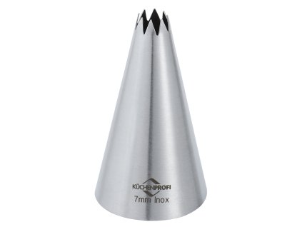 0805482807 BAKE PROFI hvězdicová špička Ø 7 mm nerez Kuchenprofi (2)