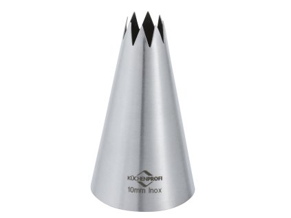 0805482810 BAKE PROFI hvězdicová špička Ø 10 mm nerez Kuchenprofi (2)