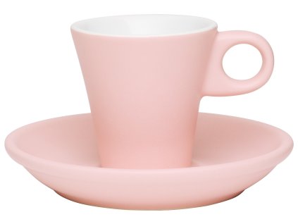 215472 NAPOLI presso šálek s podšálkem 40 ml růžový Cilio (1)