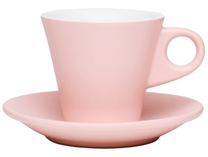 215489 NAPOLI capuccino šálek s podšálkem 125 ml růžový Cilio (1)
