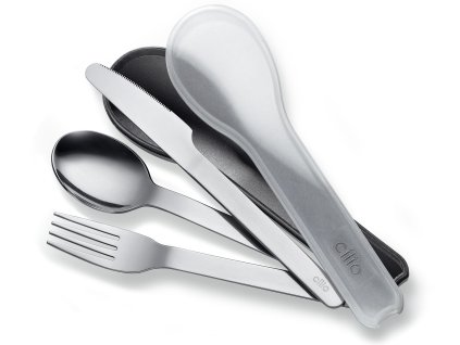 545883 GITA Cestovní příbory sada 3 ks v plastovém obalu vyrobené z nerezu Cilio (4)