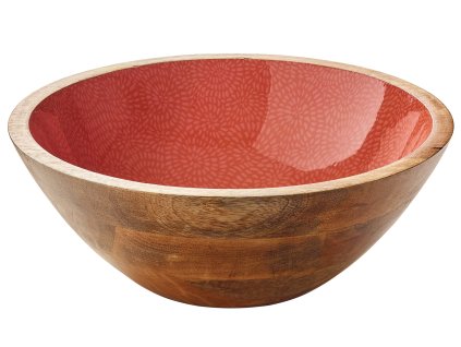 080469 BRUSH CORAL Mísa na potraviny Ø 30 cm11,5 cm mangové dřevo Zassenhaus (1)